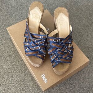 Christian Louboutin wedge sandals